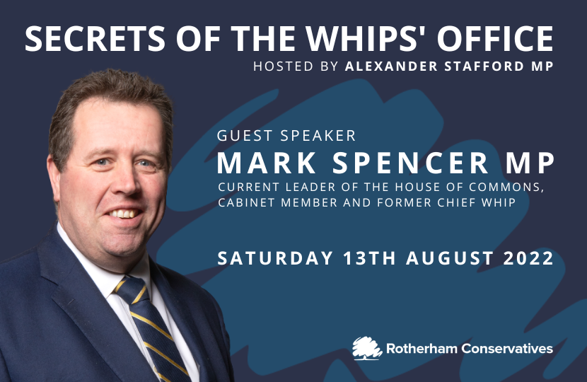 Mark Spencer MP Alexander Stafford Rotherham Conservatives