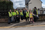 litter picking thurcroft tom and zach collingham councillors