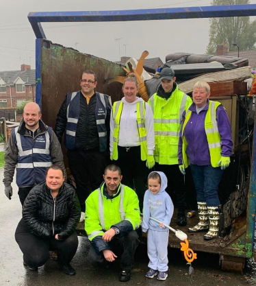 tom zach collingham thurcroft big local community skip