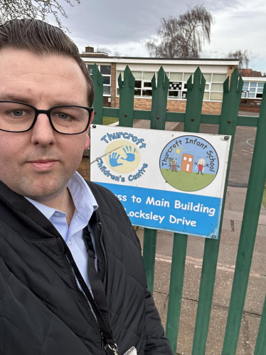 tom collingham thurcroft infant school councillor